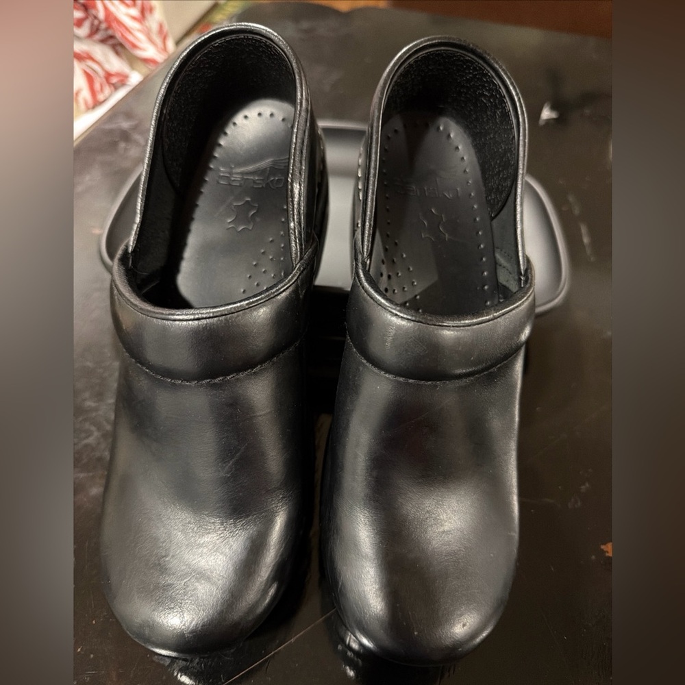 Dansko Black Leather Footwear
